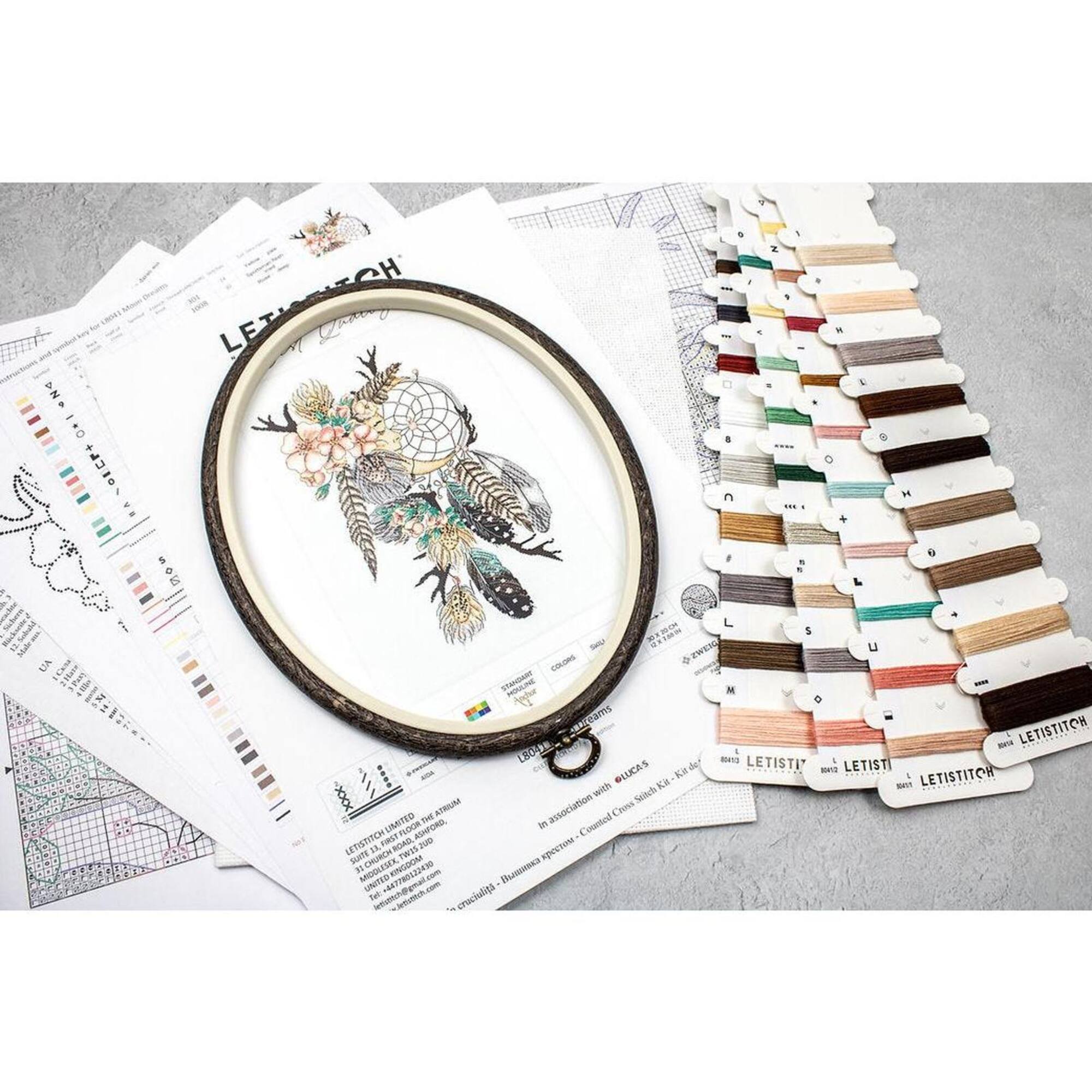 Letistitch Moon Dreams Counted Cross Stitch Kit